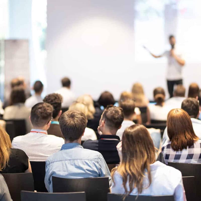 Speaker ginving conference class | ESI Show