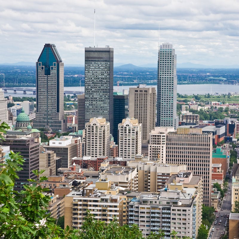 View of downtown Montreal conference location | ESI Show
