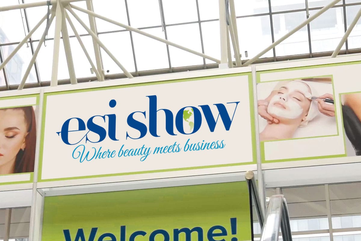 Beauty expo event entrance | ESI Show