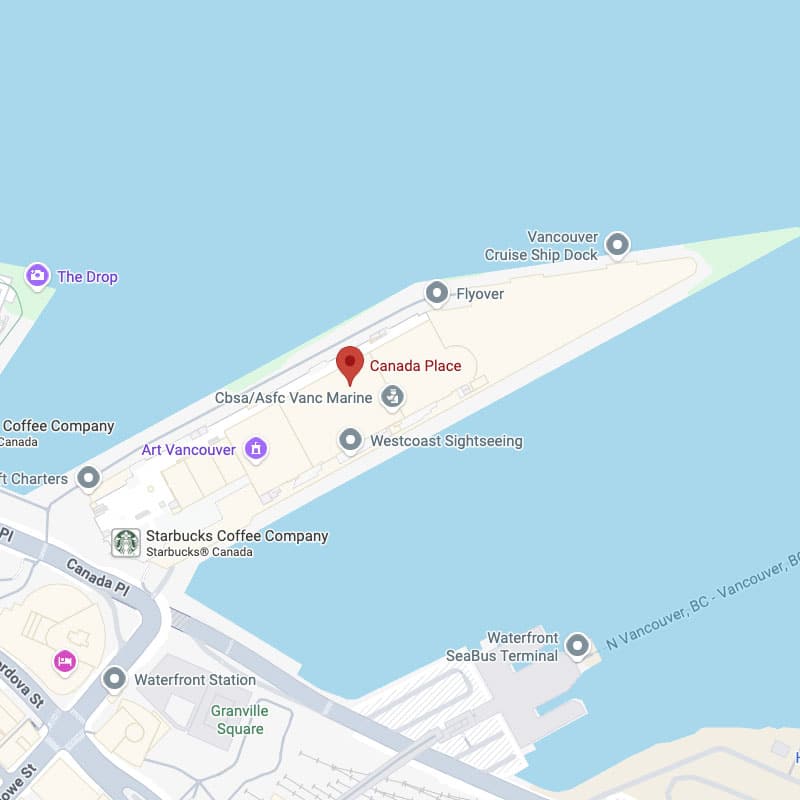 Map of the Canada Place conference location | ESI Show